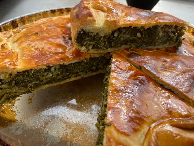 Tourte de blettes maison, spécialité niçoise